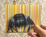 Jumping Spider Blank Greeting Card by Emily Uchytil