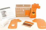 Squirrel Embroidery Kit by Kiriki Press