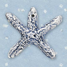 Star Fish Ceramic Ornament by Mary DeCaprio