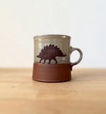 Stegosaurus Americano Mug by Keith Hershberger