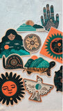 Lady of the Valley Sticker by Land & She