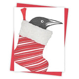 Stocking Stuffer Grackle Card by Burdock & Bramble