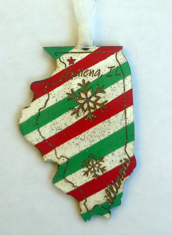 Galena Ornament Painted by Stormy Mochal and Created by Anthony Krier