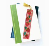 Strawberries Bookmark by Rikrack Embroidery