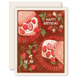 Happy Birthday (Strawberry Shortcake) Card by Heartell Press