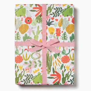 Succulent Garden Wrapping Paper by Red Cap Cards