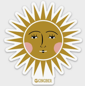 Sun Sticker by Gingiber