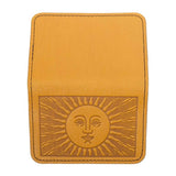 Sun Leather Card Holder by Oberon Design