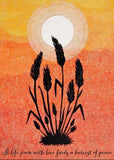 Sunrise Foothills Sympathy Card from Artists to Watch
