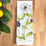 Sweet Pea Tea Towel by Chavah's Garden
