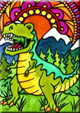 T. Rex Magnet by Sarah Angst