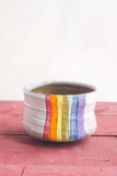 Rainbow Tea Bowl by ZPots