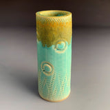Short Round Bud Vase by Macone Clay