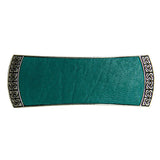 Celtic Leather Hair Barrette by Oberon Design