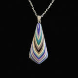 Teardrop Featherwoods Pendant #1046 by Buzz Coren