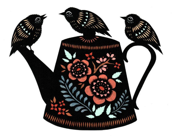 Tea Talk Print by Angie Pickman