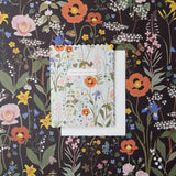 Wild Flowers Thank You Greeting Card by Oana Befort