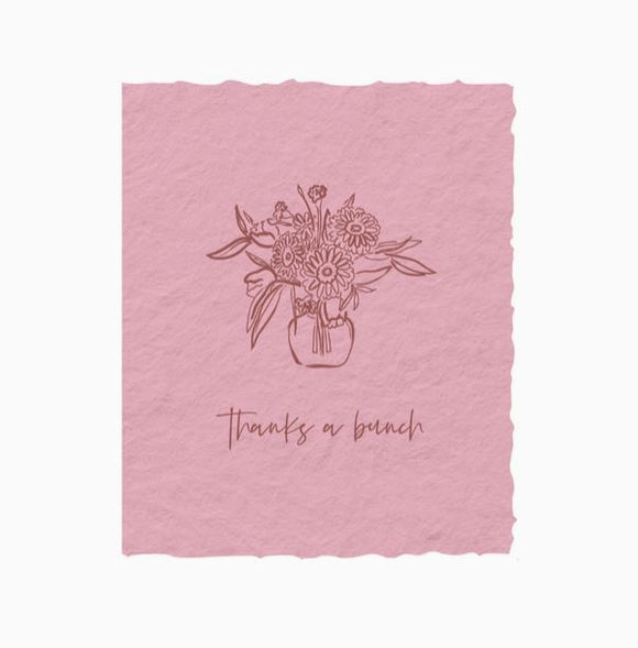 Thanks a Bunch Greeting Card by Paper Baristas