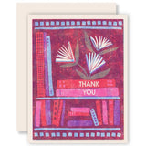 Thank You (Book Flowers) Card by Heartell Press