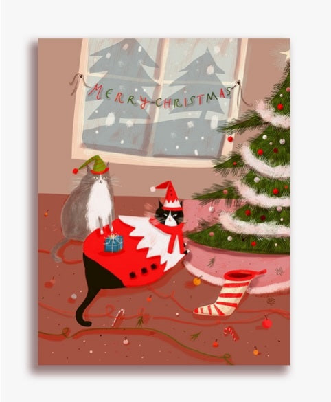The Gift Christmas Greeting Card by Jamie Shelman