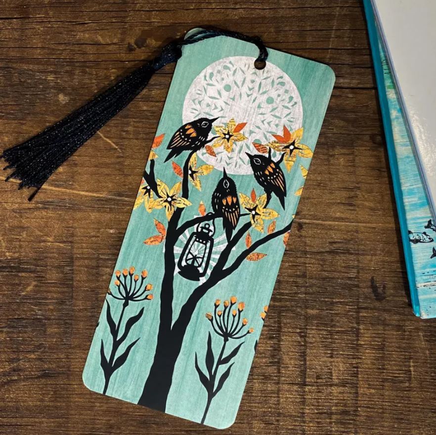 Birds Bookmark by Angie Pickman – Outside the Lines Art Gallery