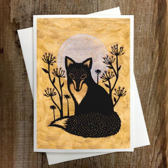 The Wilderness Listens Greeting Card by Angie Pickman