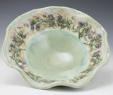 Honeybees and Thistles Bowl by Jen Stein