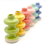 Three Tiers Bud Vase by Keene Pottery