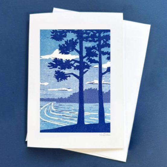Through the Pines Card by Nan Onkka