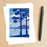 Through the Pines Card by Nan Onkka