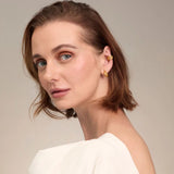 Tiny Gold Filigree Hoop Earrings by Olmox Fine Filigree Jewelry