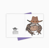 Ten Gallon Toad Card by Burdock & Bramble