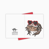 Lovestruck Toad Card by Burdock & Bramble