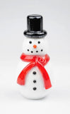 Snowman with Top Hat by Scott Staats Glass