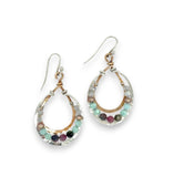 Flexibility Tourmaline Channel Hoop Earrings by Vanessa Savlen