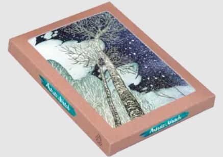 Trees 12 Holiday Card Boxed Set by Artists to Watch