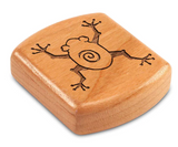 Tree Frog 2” Flat Wide Secret Box by Heartwood Creations