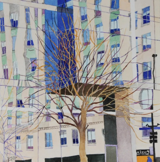 Tree and Mirrored Building by Brian McCormick