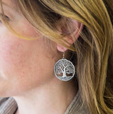 Tree of Life Earrings by Oberon Design