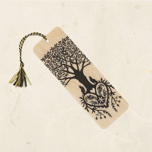 Tree of Life Wood Bookmark by Little Gold Fox Designs