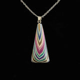 Triangle Featherwoods Pendant #1109 by Buzz Coren