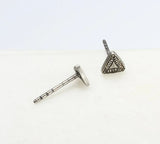Diatom Stud Earrings #1 by BMF Jewelry