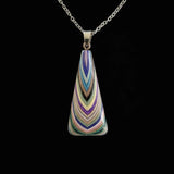 Triangle Featherwoods Pendant #1109 by Buzz Coren