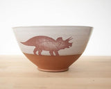 Triceratops Bowl by Keith Hershberger