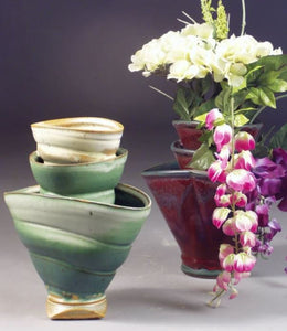 Triple Vase by Micheal Smith