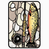 Trout Fish Sticker by Sarah Angst