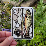 Trout Fish Sticker by Sarah Angst