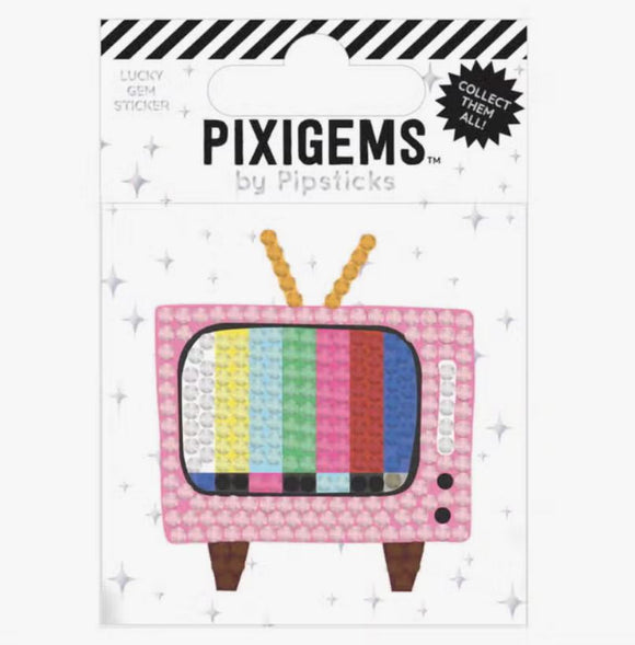 Tiny Television Pixigem Sticker by Pipsticks