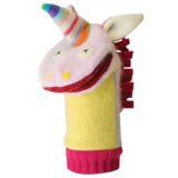 Wool Unicorn Puppet by Cate & Levi
