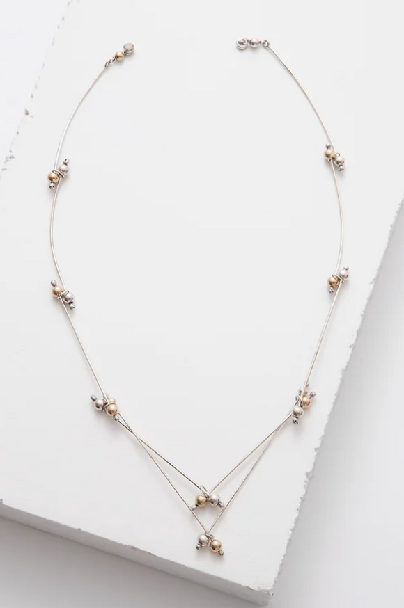 V-Neck Necklace by Zuzko Jewelry